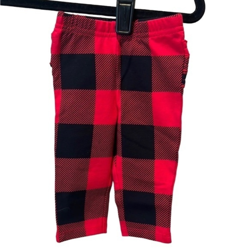 NWT Ruffle Bottom Buffalo Plaid Buffalo Check Leggings Size Newborn